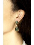 Lo Spazio Eden Rock Verde Earrings Lo Spazio Jewelry Lo Spazio Eden Rock Verde Earrings - Green