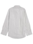 Il Gufo Striped Organic Cotton Shirt Il Gufo Striped Organic Cotton Shirt - Green