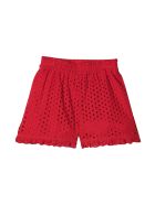 Monnalisa Red Shorts Monnalisa Red Shorts - Rosso