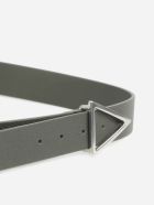 Bottega Veneta Black Leather Belt Bottega Veneta Black Leather Belt - Camping-silver