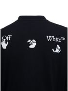 Off-White Black Hand Ow Jersey T-shirt Off-White Black Hand Ow Jersey T-shirt - Nero e Bianco