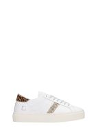D.A.T.E. Vertigo Sneakers In White Leather D.A.T.E. Vertigo Sneakers In White Leather - white