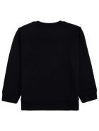 Emporio Armani Blue Modal Blend Sweatshirt With Logo Emporio Armani Blue Modal Blend Sweatshirt With Logo - Blu