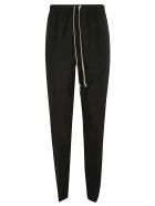 Rick Owens Slim Drawstring Long Trousers Rick Owens Slim Drawstring Long Trousers - Black