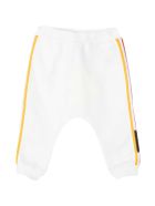 Fendi White Trousers With Side Multicolor Bands Fendi White Trousers With Side Multicolor Bands - Bianco/rosa