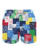 Patchwork Bandana Boy Swimsuit MC2 Saint Barth Patchwork Bandana Boy Swimsuit