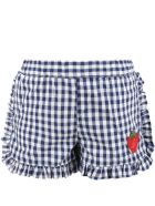 Sonia Rykiel Multicolor Short For Girl With Strawberry Sonia Rykiel Multicolor Short For Girl With Strawberry - Blue