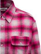 Isabel Marant Étoile Marcelia Shirt In Pink Check Wool Isabel Marant Étoile Marcelia Shirt In Pink Check Wool - Pink