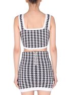 Knitted Top Balmain Knitted Top - Bianco/nero