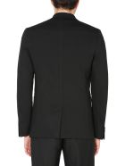 Givenchy Single-breasted Jacket With Logo Givenchy Single-breasted Jacket With Logo - Nero