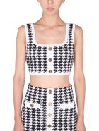 Knitted Top Balmain Knitted Top - Bianco/nero