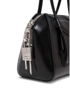 Givenchy Antigona Lock Handbag In Black Leather Givenchy Antigona Lock Handbag In Black Leather - Black