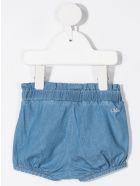 Bow-detail Denim Shorts Chloé Bow-detail Denim Shorts - DENIM SCURO