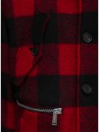 Dsquared2 Wool Check Jacket Dsquared2 Wool Check Jacket - Red