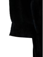 Blancha Leather And Merino Wool Reversible Black Coat Blancha Leather And Merino Wool Reversible Black Coat - Black