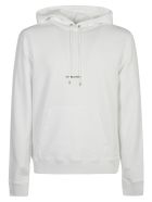 Logo Hoodie Saint Laurent Logo Hoodie - White