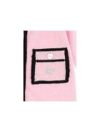 Chiara Ferragni Pink Wool Blend Onesie Chiara Ferragni Pink Wool Blend Onesie - Pink