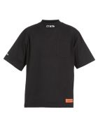 HERON PRESTON Jersey Cotton T-shirt HERON PRESTON Jersey Cotton T-shirt - BLACK WHIT