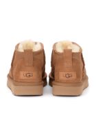 Ugg Classic Ultra Mini Ankle Boot Made Of Leather-colored Suede UGG Classic Ultra Mini Ankle Boot Made Of Leather-colored Suede - MARRONE