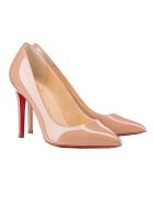 Christian Louboutin Nude Patent Leather Pumps Christian Louboutin Nude Patent Leather Pumps - NUDE