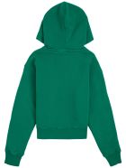 Palm Angels Green Cotton Hoodie With Teddy Bear Print Palm Angels Green Cotton Hoodie With Teddy Bear Print - Green