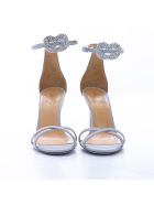 Giannico Giannico Leather Sandal Giannico Giannico Leather Sandal - SILVER