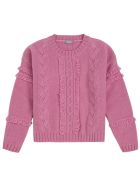 Il Gufo Pink Woven Wool Sweater Il Gufo Pink Woven Wool Sweater - Pink