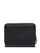 Balenciaga Essential Wallet In Black Hammered Leather Balenciaga Essential Wallet In Black Hammered Leather - Black