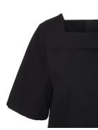 Square Neck Short Dress Givenchy Square Neck Short Dress - Noir