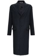 Valentino Vltn Wool Long Coat Valentino Vltn Wool Long Coat - Grey