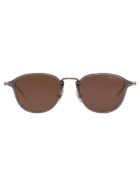 Montblanc MB0155S Sunglasses Montblanc MB0155S Sunglasses - Grey Silver Brown