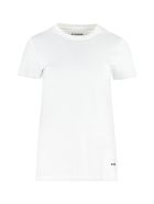 Jil Sander Set Of Three Cotton T-shirt Jil Sander Set Of Three Cotton T-shirt - White