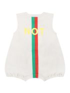 Gucci Beige Set For Babykids With Web Detail Gucci Beige Set For Babykids With Web Detail - Beige