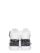Gienchi Hypnos Sneakers In Black Leather And Fabric Gienchi Hypnos Sneakers In Black Leather And Fabric - black