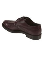 Tod's Embossed Oxford Shoes Tod's Embossed Oxford Shoes - Burgundi