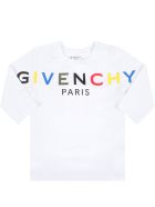Givenchy White T-shirt For Baby Kids With Logo Givenchy White T-shirt For Baby Kids With Logo - White