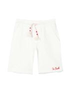 MC2 Saint Barth White Sports Shorts MC2 Saint Barth White Sports Shorts - Bianco