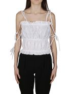 MSGM White Cotton Tank Top MSGM White Cotton Tank Top - Bianco