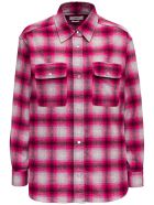 Isabel Marant Étoile Marcelia Shirt In Pink Check Wool Isabel Marant Étoile Marcelia Shirt In Pink Check Wool - Pink