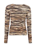 Baum und Pferdgarten Jenilyn Printed Mesh Top Baum und Pferdgarten Jenilyn Printed Mesh Top - Animalier