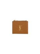 Saint Laurent Wallet Saint Laurent Wallet - Naturel dark