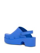 Xocoi Blue Recycled Rubber Clogs With Logo Xocoi Blue Recycled Rubber Clogs With Logo - Blu