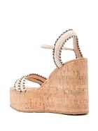 Casadei Porto Cervo Wedge Espadrilles Casadei Porto Cervo Wedge Espadrilles - Beige