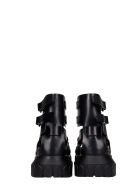 Rick Owens Hiking Track Flats In Black Leather Rick Owens Hiking Track Flats In Black Leather - black