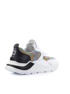D.a.t.e Fuga Flash Army Sneaker D.A.T.E. D.a.t.e Fuga Flash Army Sneaker - Bianco/Verde