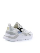 D.a.t.e. Fuga Reflex White Silver Sneaker D.A.T.E. Fuga Reflex White Silver Sneaker - Silver/White
