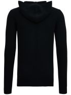Rick Owens Wool And Cashmere Black Hoodie Rick Owens Wool And Cashmere Black Hoodie - Black