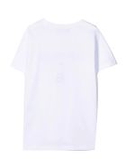 Balmain White Cotton T-shirt Balmain White Cotton T-shirt - Bianco