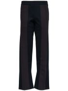 Bottega Veneta Trousers In Bicolor Technical Fabric Bottega Veneta Trousers In Bicolor Technical Fabric - Black