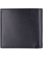 Leather Flap-over Wallet Alexander McQueen Leather Flap-over Wallet - Black/red